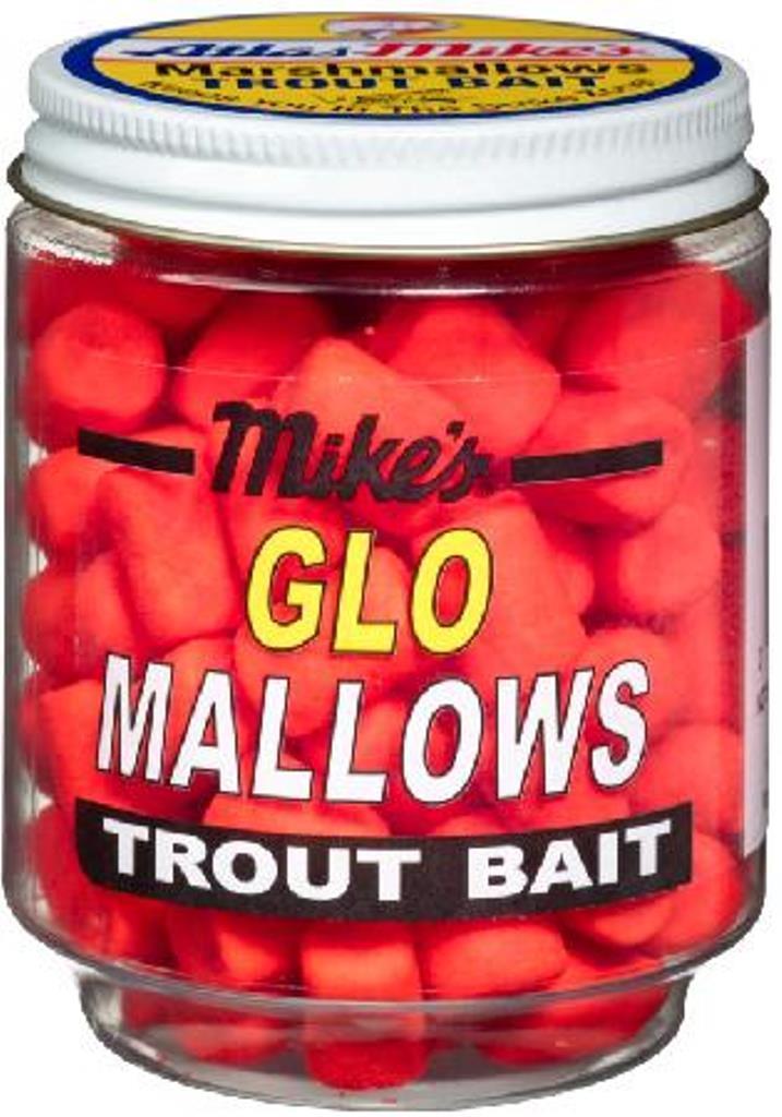 Atlas-Mike's Glo Mallows 1.5 oz. Scented Marshmallow Trout Fishing Bait ...