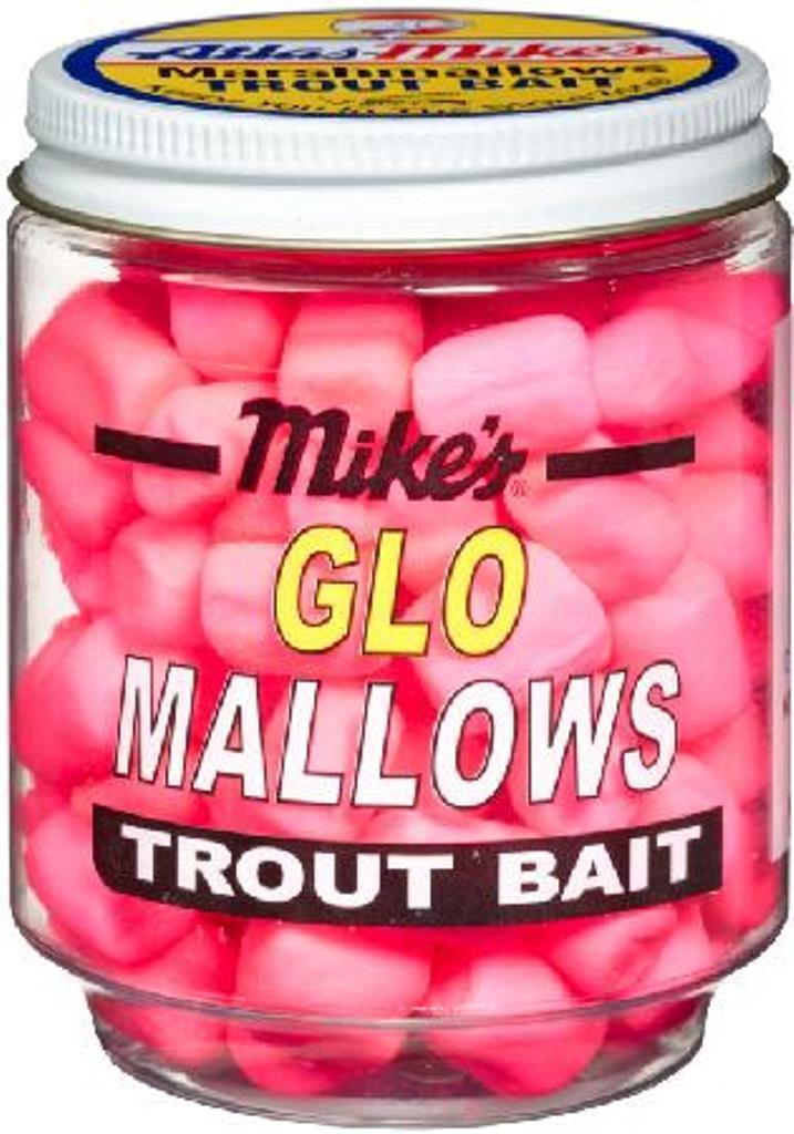 Atlas-Mike's Glo Mallows 1.5 oz. Scented Marshmallow Trout Fishing Bait ...